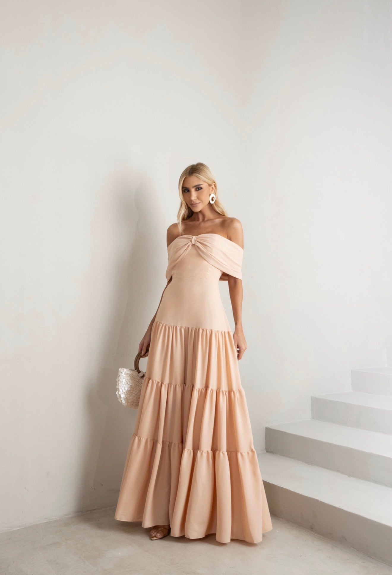 Vestido Longo Ombro a Ombro França