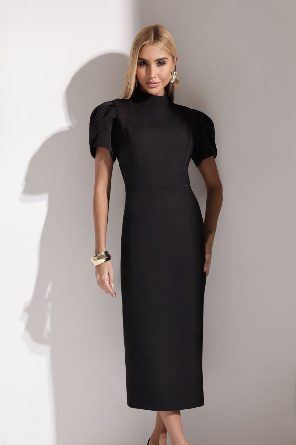 Vestido Midi Alfaiataria Varsóvia