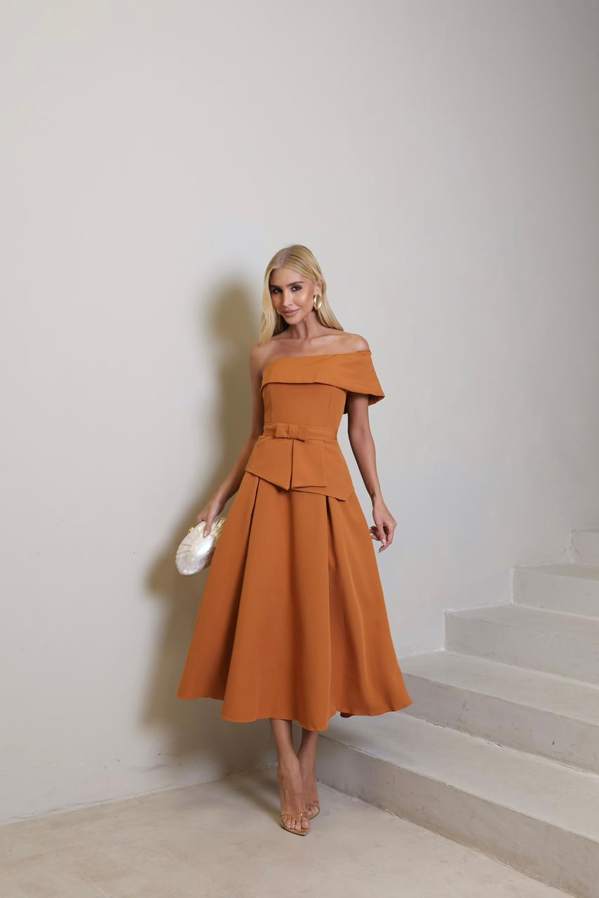 Vestido Midi Alfaiataria Viena