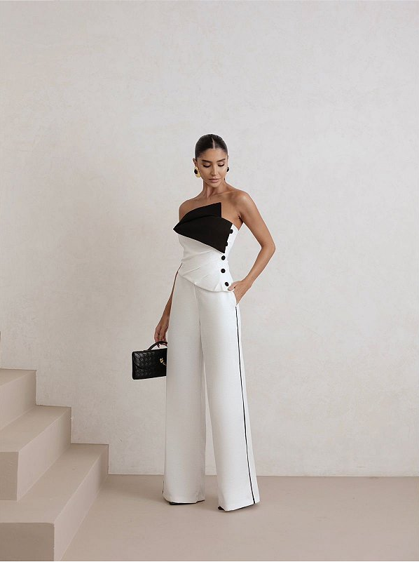 Conjunto Alfaiataria Branco Berna