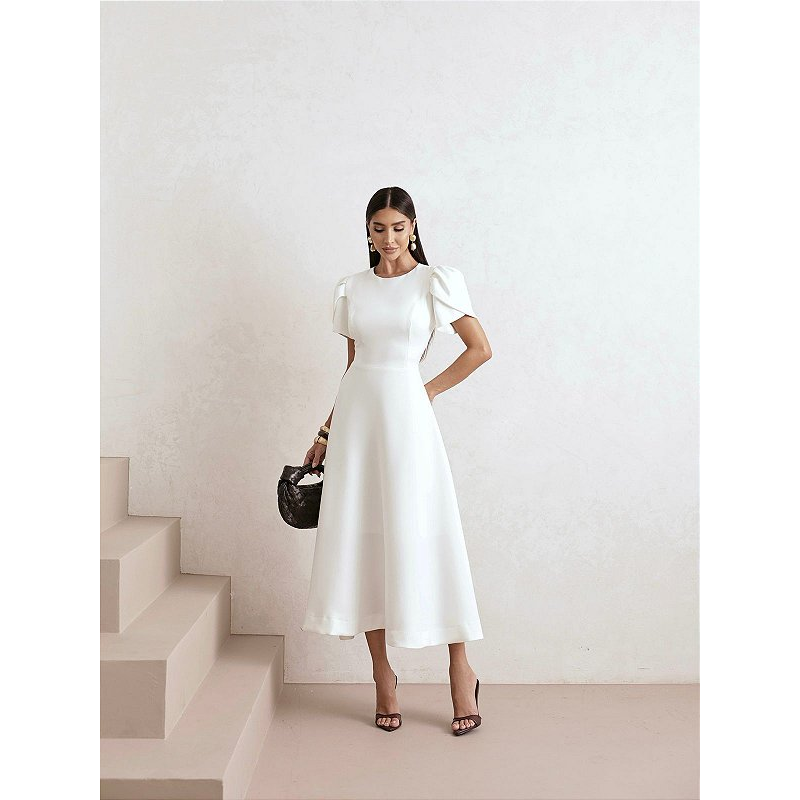 Vestido Midi Alfaiataria Londres
