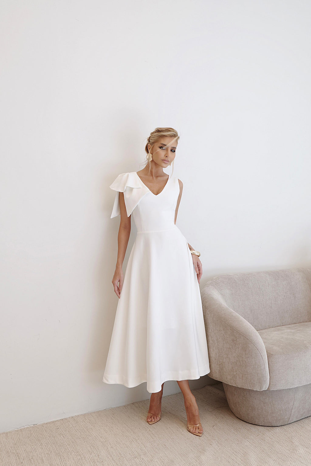 Vestido Midi Alfaiataria Coliseu