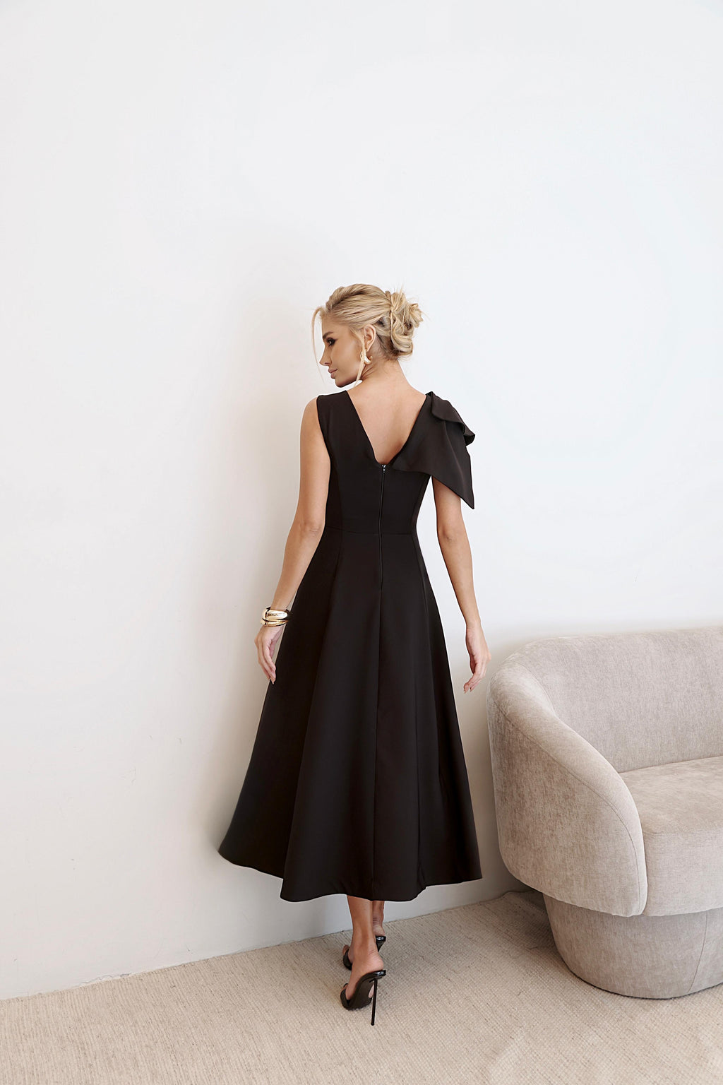 Vestido Midi Alfaiataria Coliseu