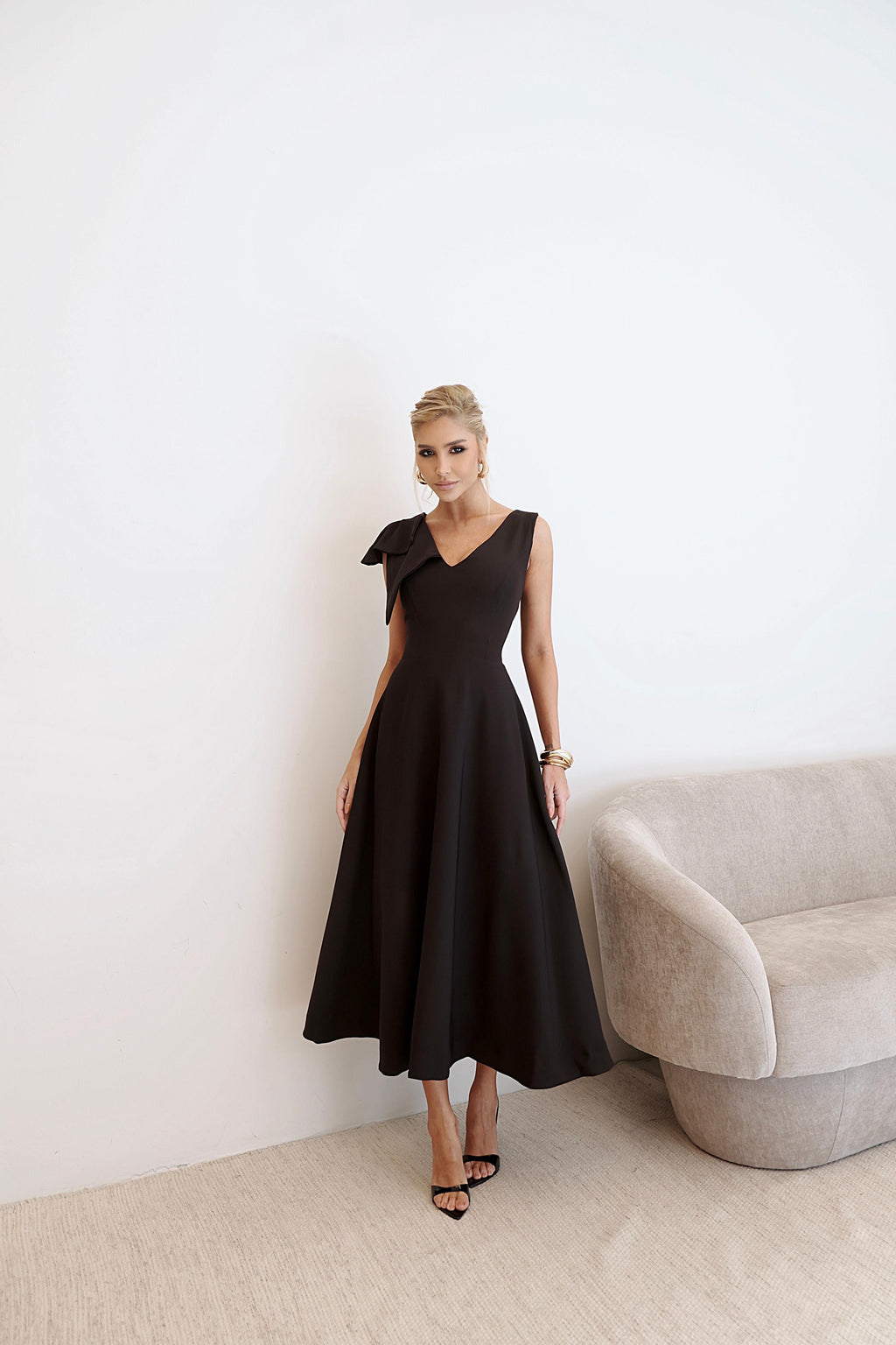 Vestido Midi Alfaiataria Coliseu