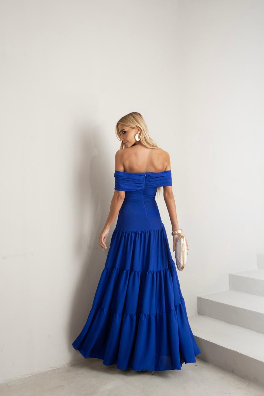 Vestido Longo Ombro a Ombro França