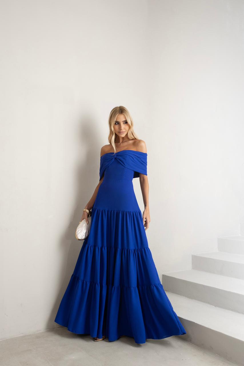Vestido Longo Ombro a Ombro França