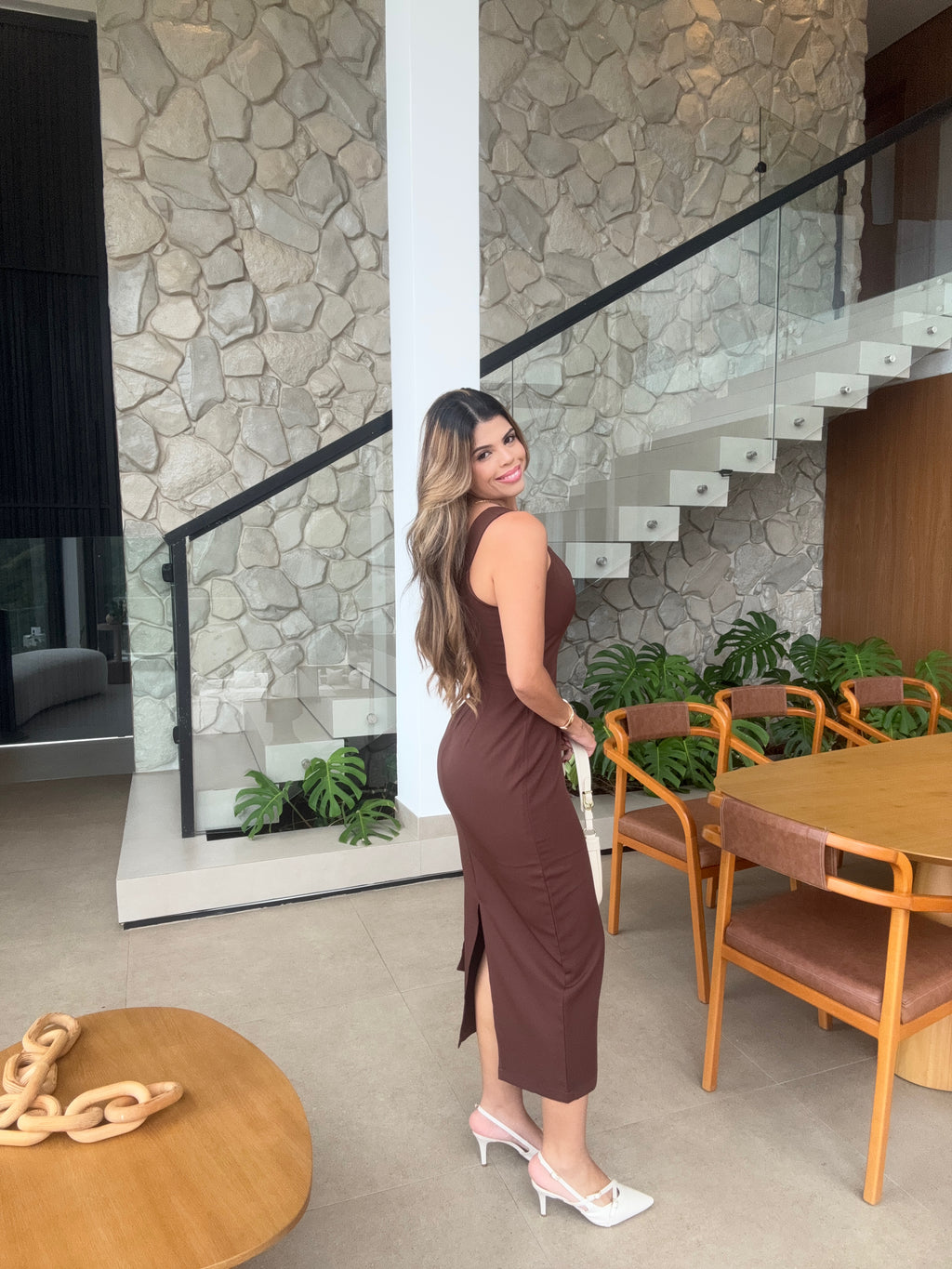 Vestido Midi Alfaiataria Margarida