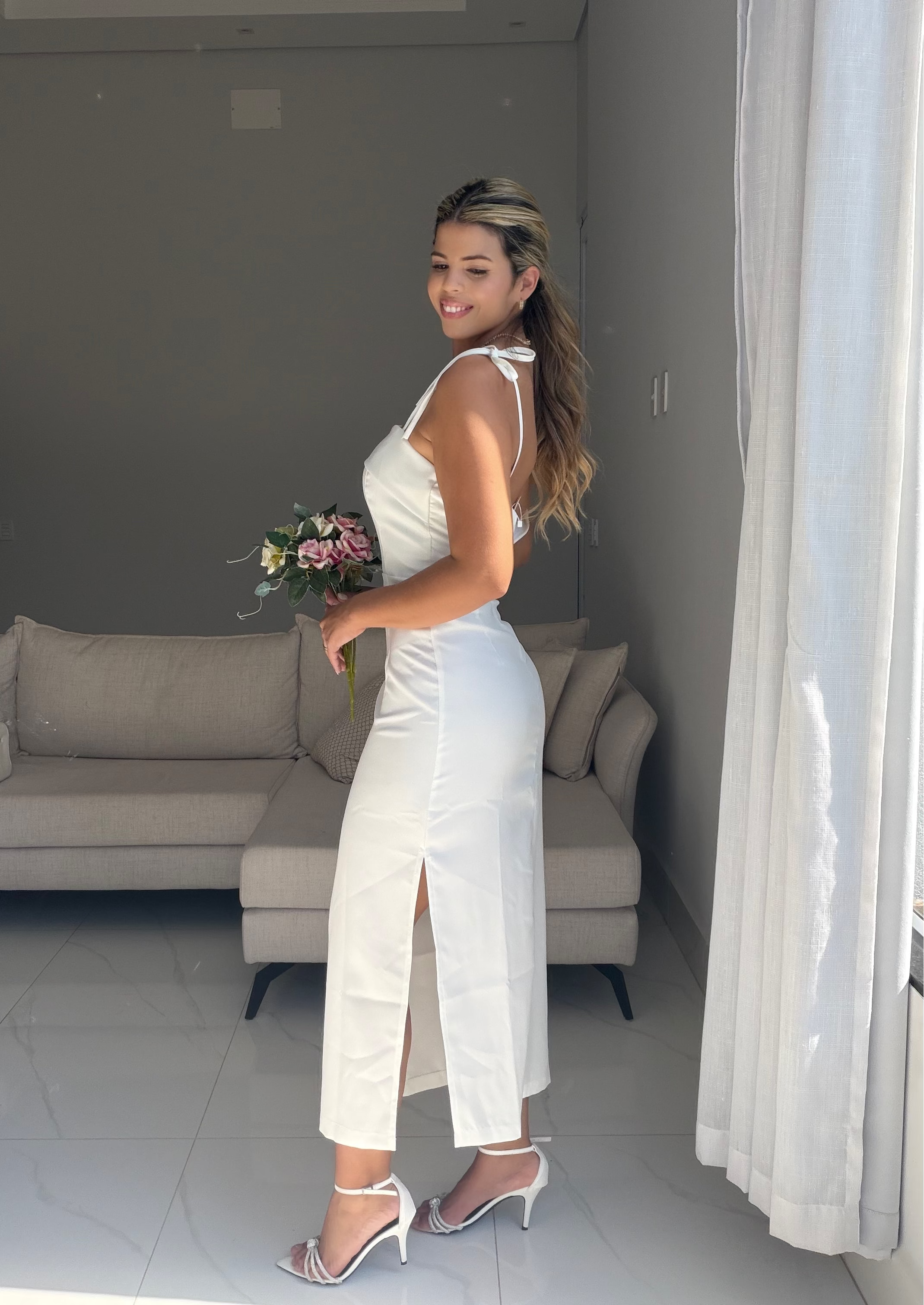 Vestido Midi Alfaiataria Verona