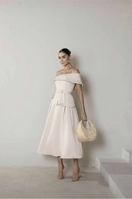 Vestido Midi Alfaiataria Viena