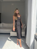 Vestido Midi Alfaiataria Madrid